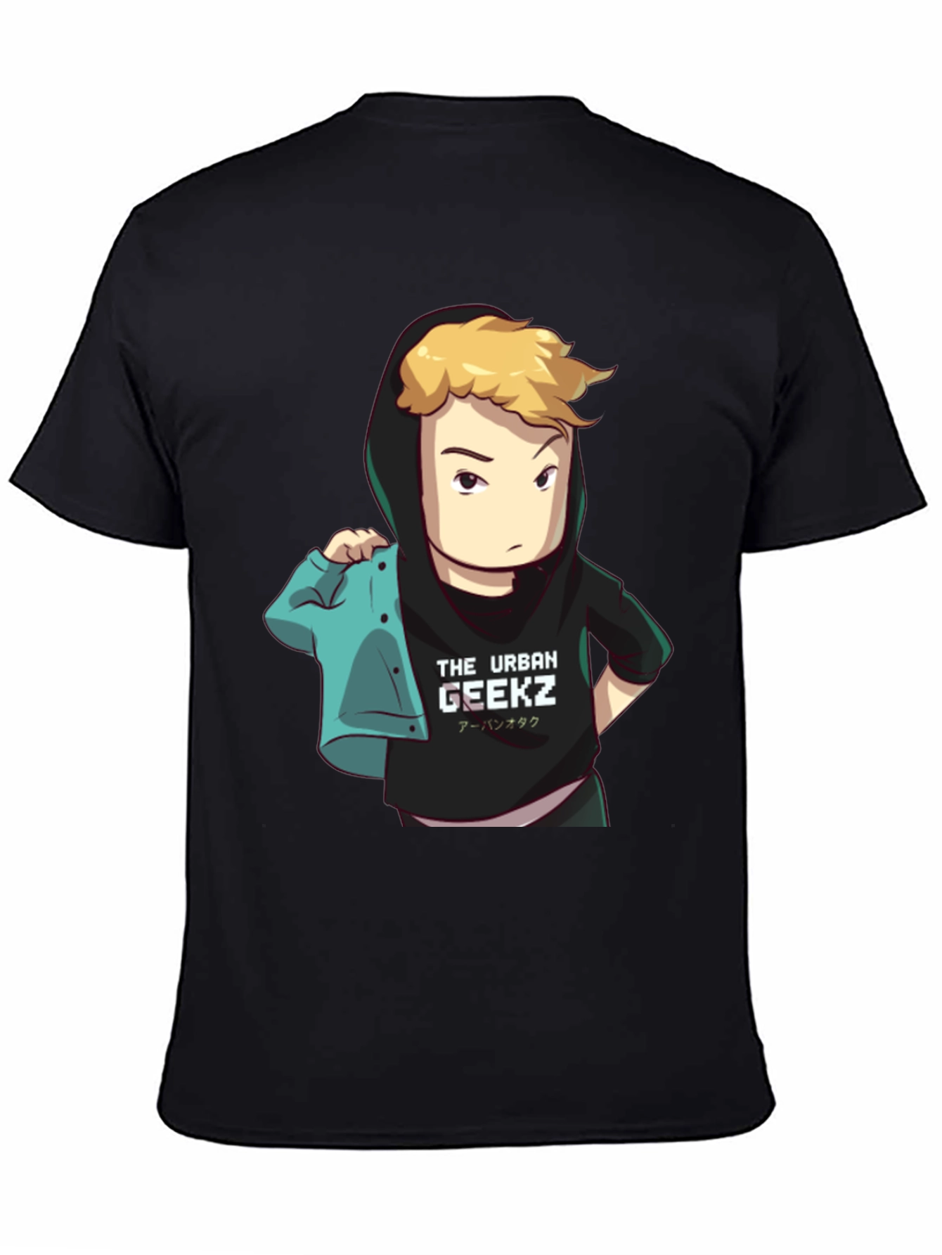 Urban Geekz Black Graphic Tee