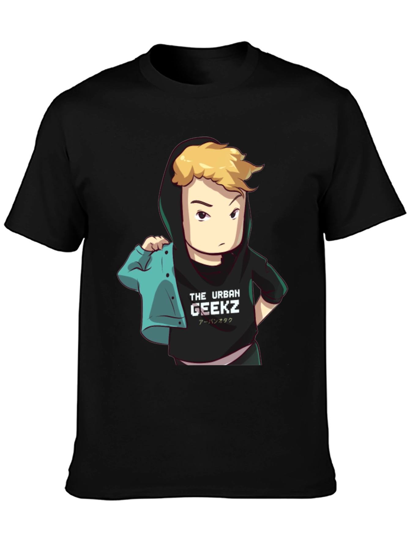 Urban Geekz Black Graphic Tee