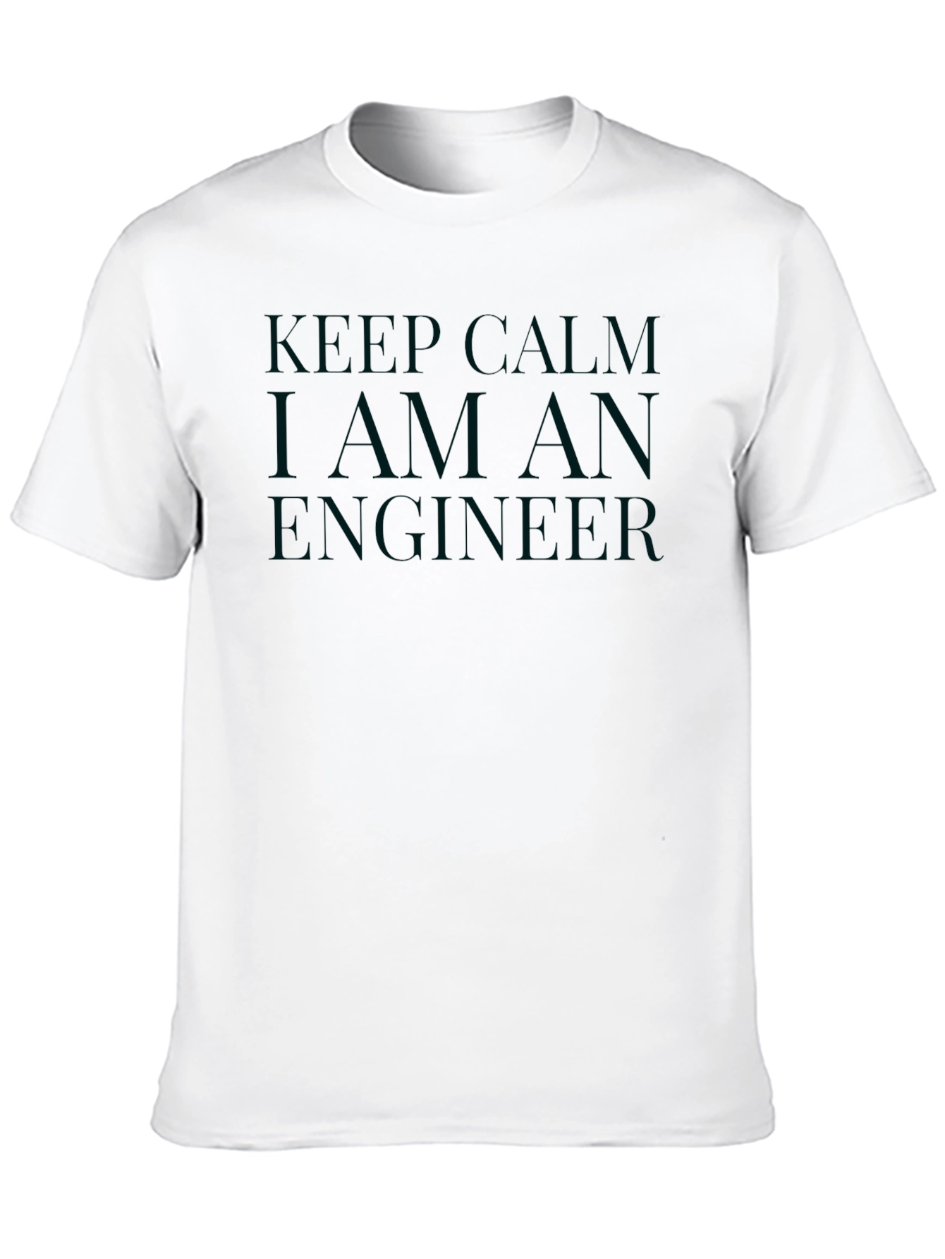 Keep Calm I Am An Engineer Black T-Shirt