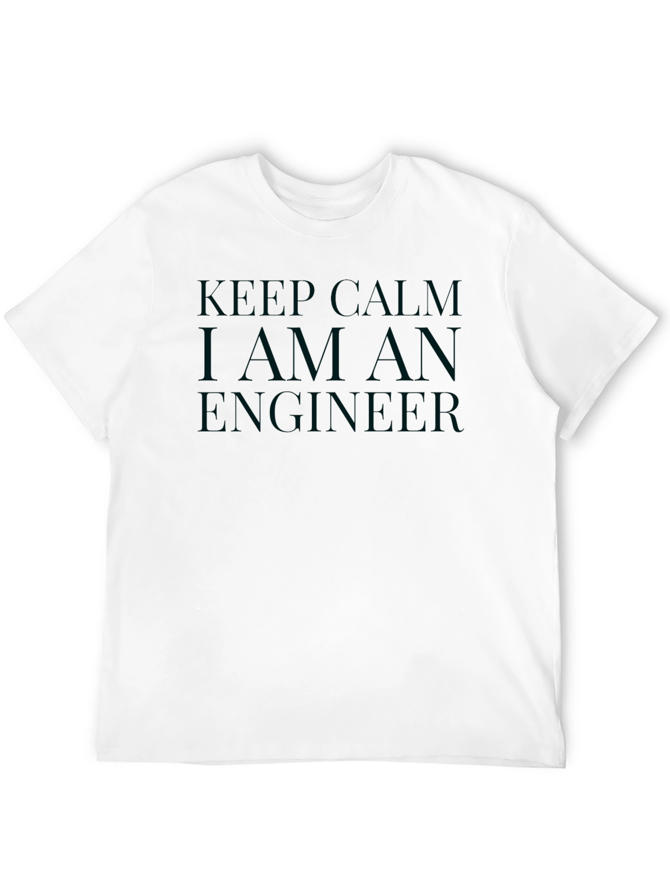 Keep Calm I Am An Engineer Black T-Shirt