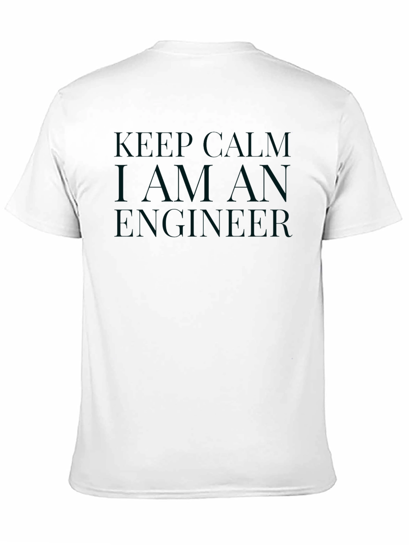Keep Calm I Am An Engineer Black T-Shirt