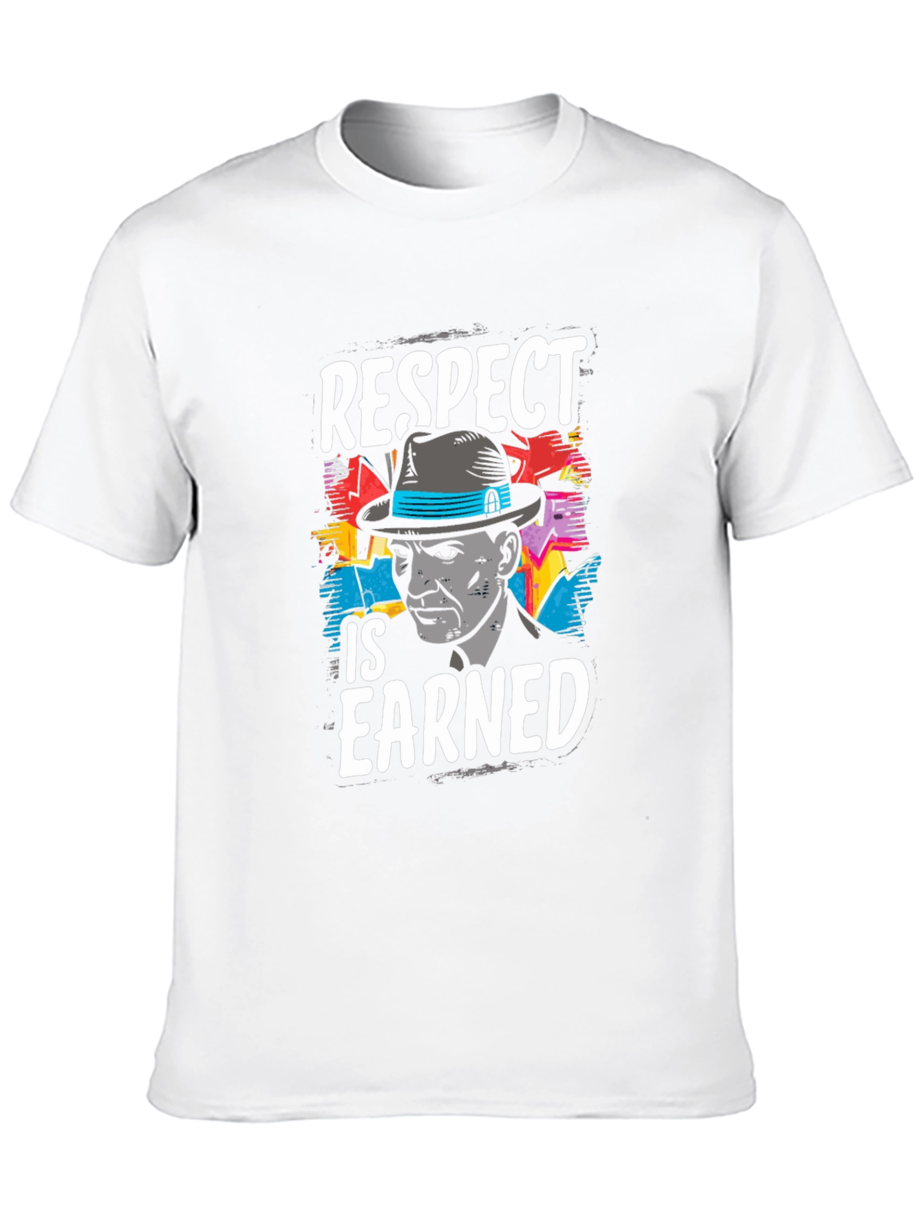 Respect Is Earned Graphic T-Shirt - Cool Mens Tee