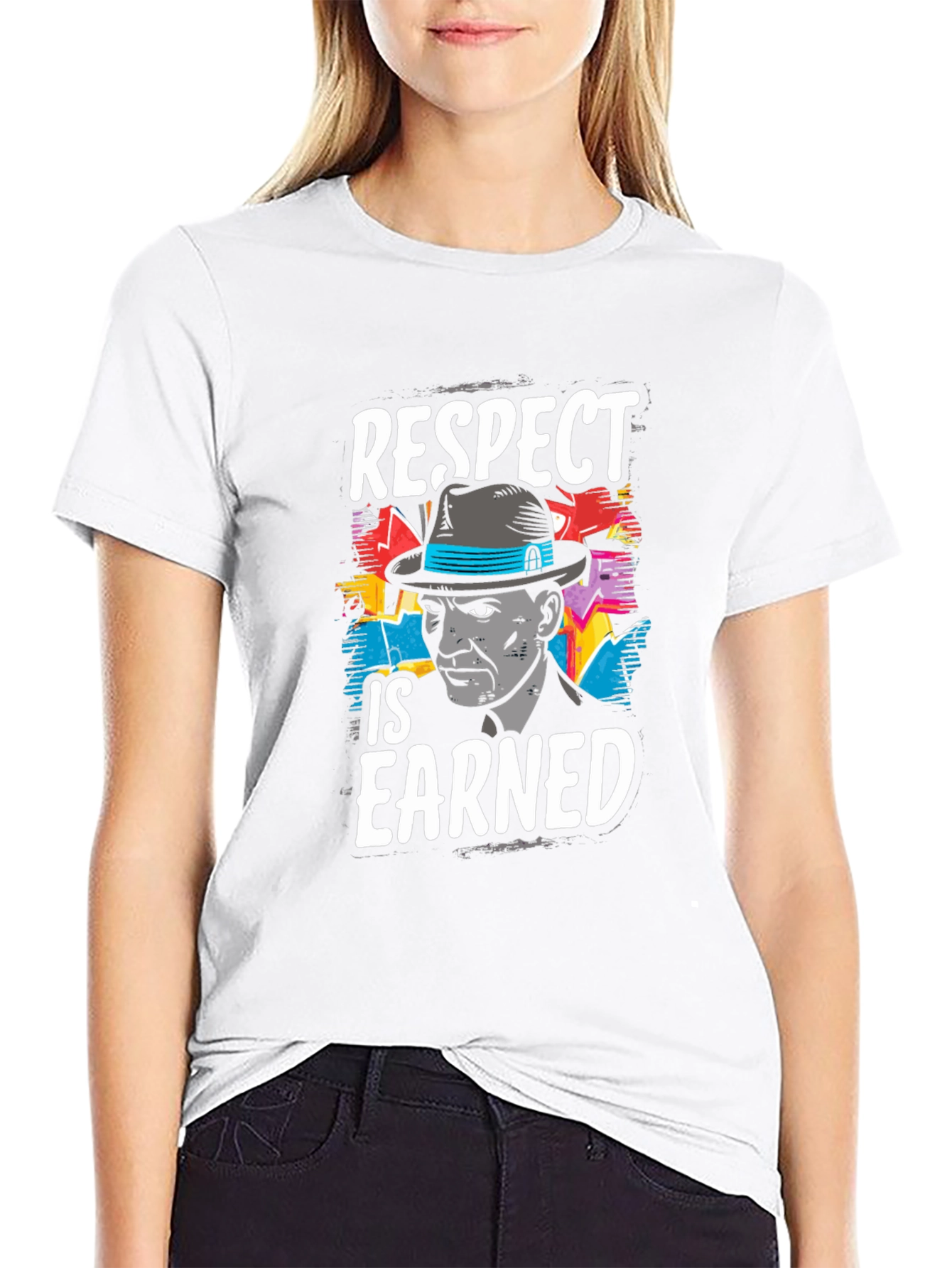 Respect Is Earned Graphic T-Shirt - Cool Mens Tee