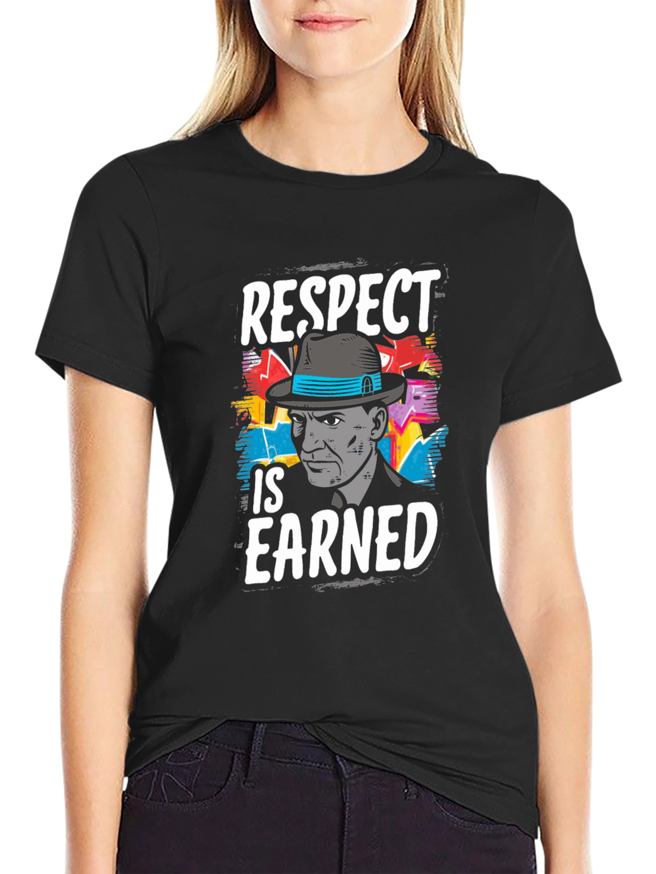 Respect Is Earned Graphic T-Shirt - Cool Mens Tee