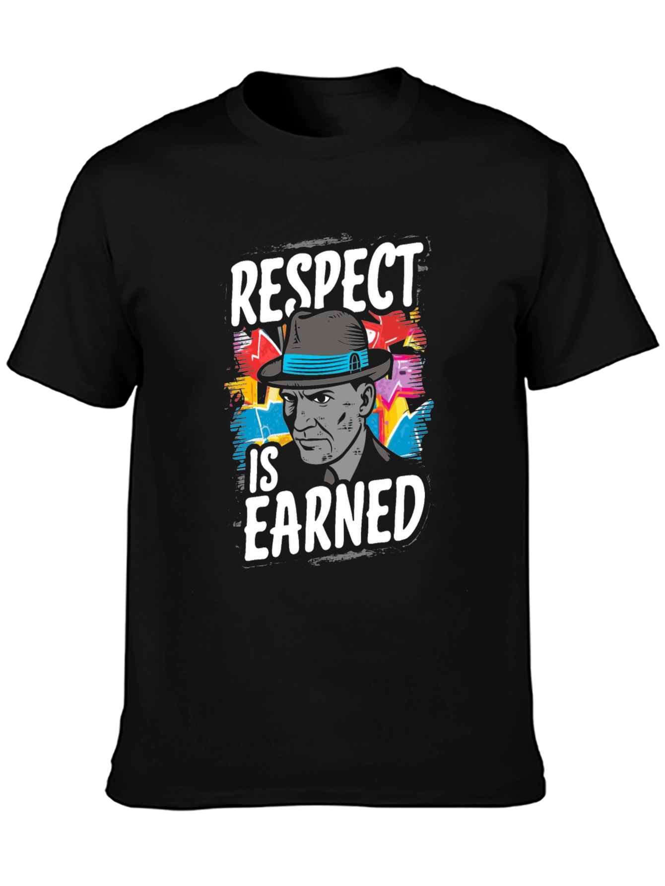 Respect Is Earned Graphic T-Shirt - Cool Mens Tee