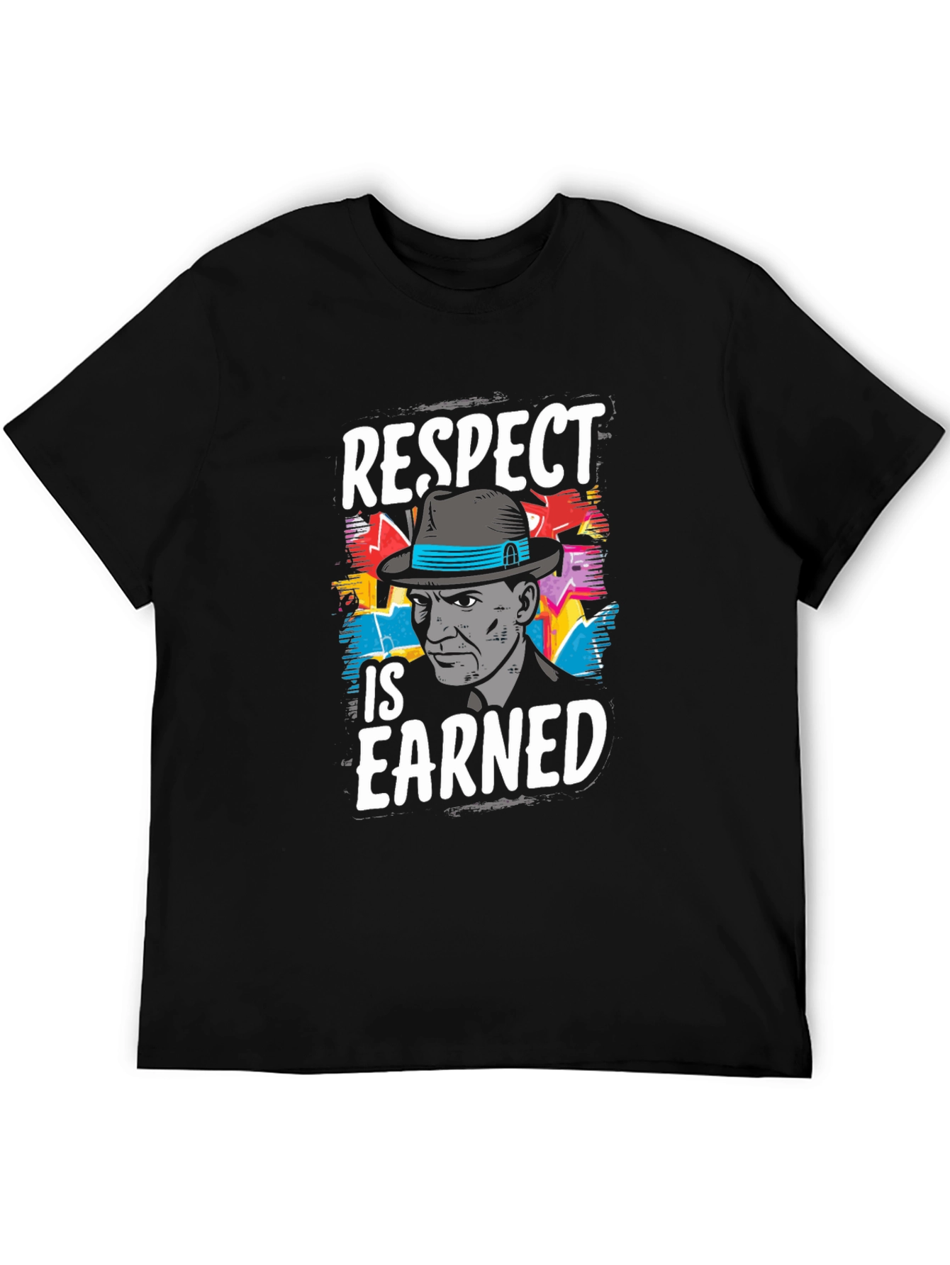 Respect Is Earned Graphic T-Shirt - Cool Mens Tee
