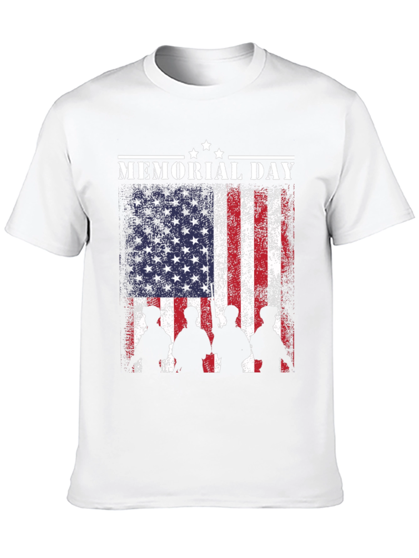 Memorial Day Flag Graphic T-Shirt