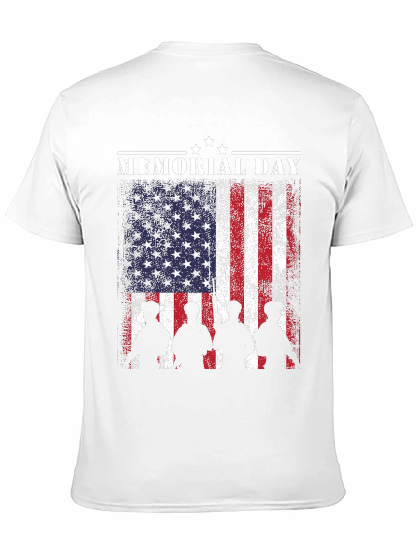 Memorial Day Flag Graphic T-Shirt