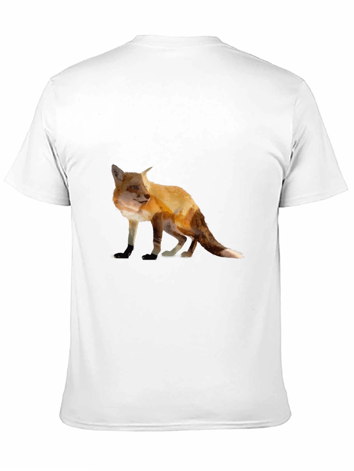Fox Graphic Tee - Stylish Animal Print T-Shirt