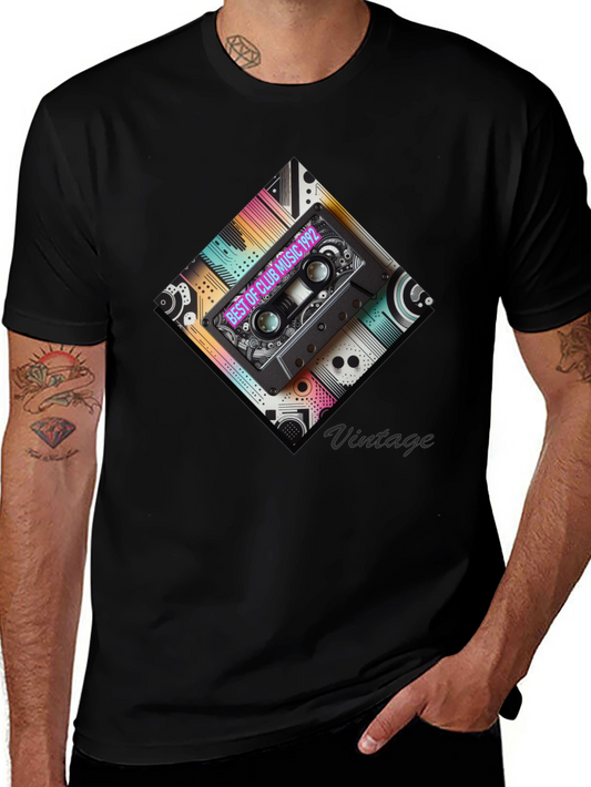 Vintage Cassette Tape Graphic T-Shirt