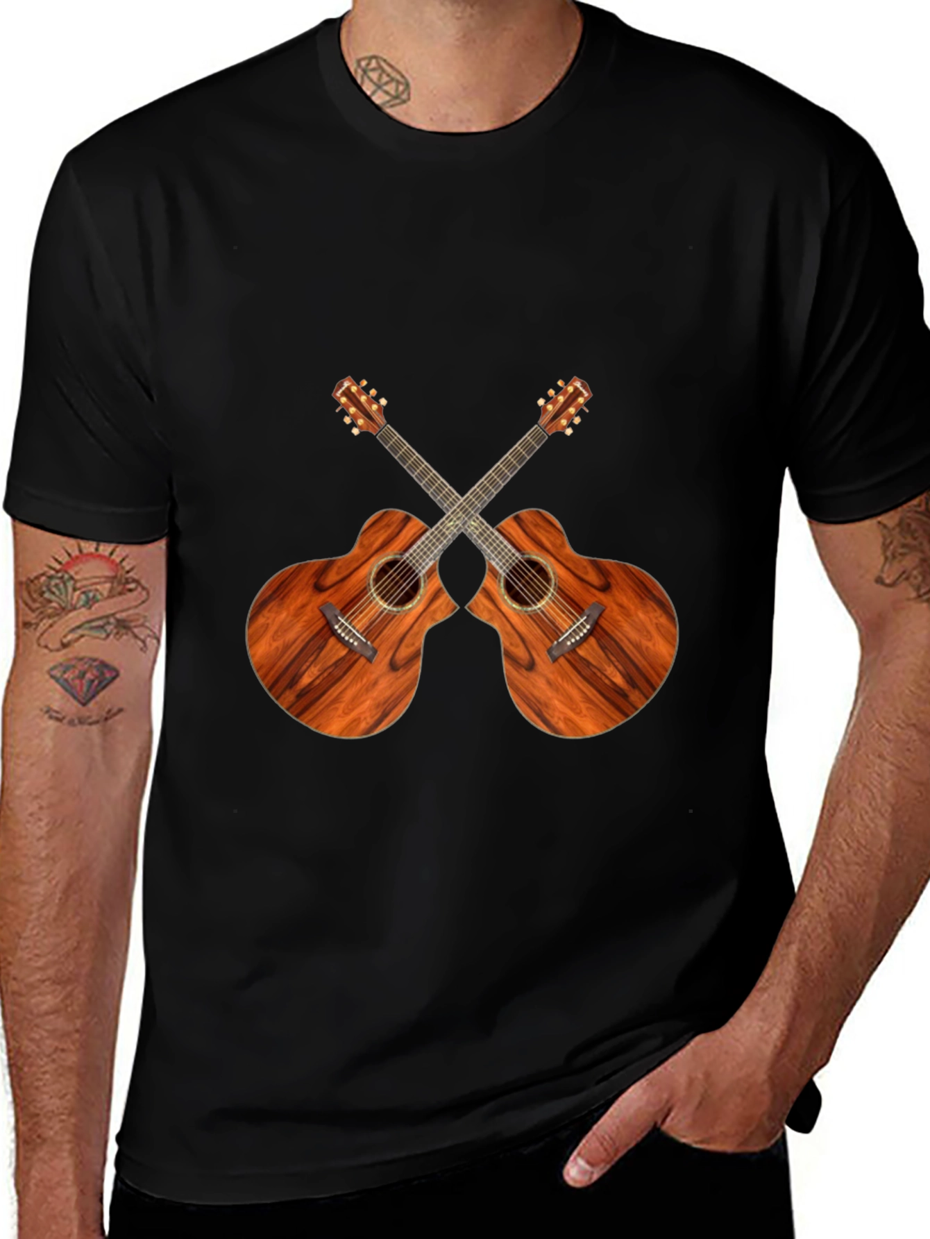 Acoustic Guitar T-Shirt - Musicians Tee