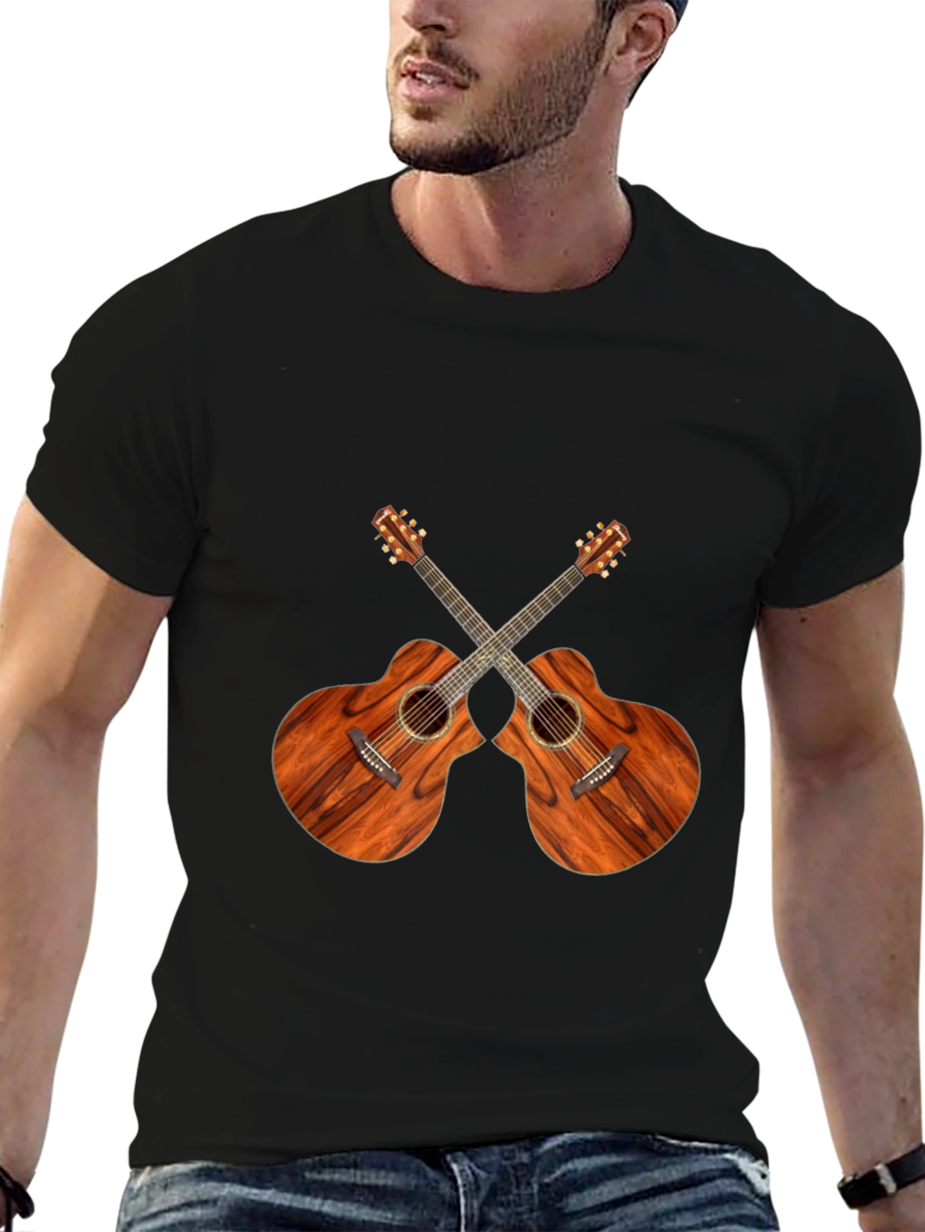Acoustic Guitar T-Shirt - Musicians Tee