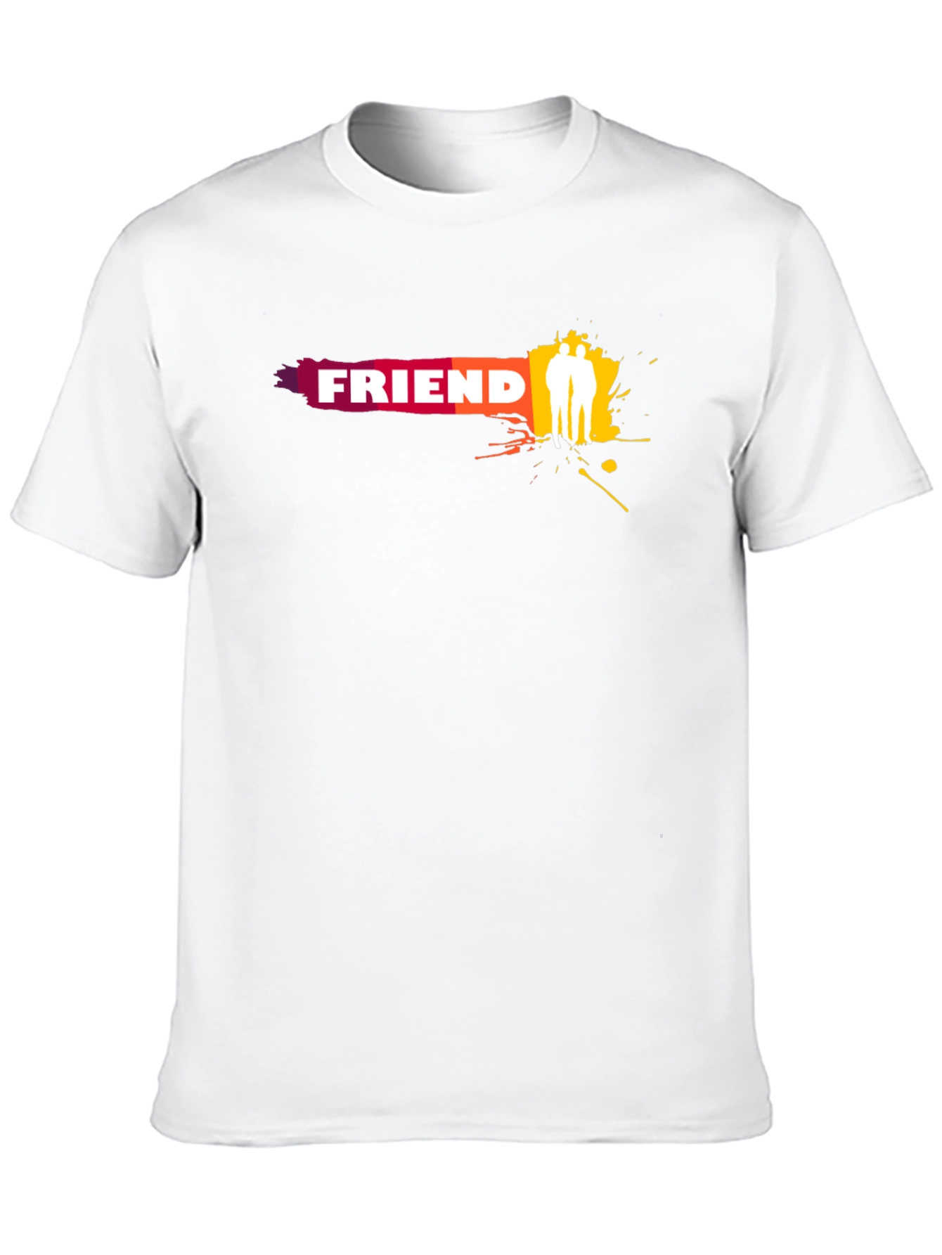 Friend Graphic Black T-Shirt