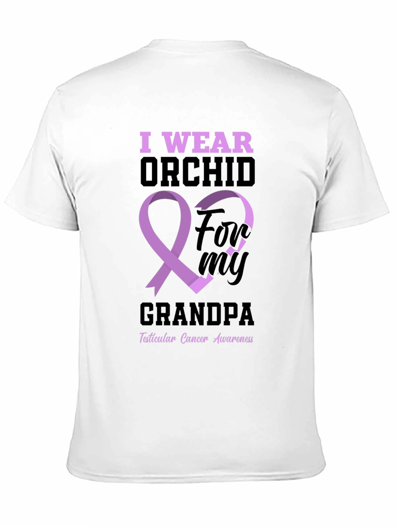 I Wear Orchid for My Grandpa T-Shirt