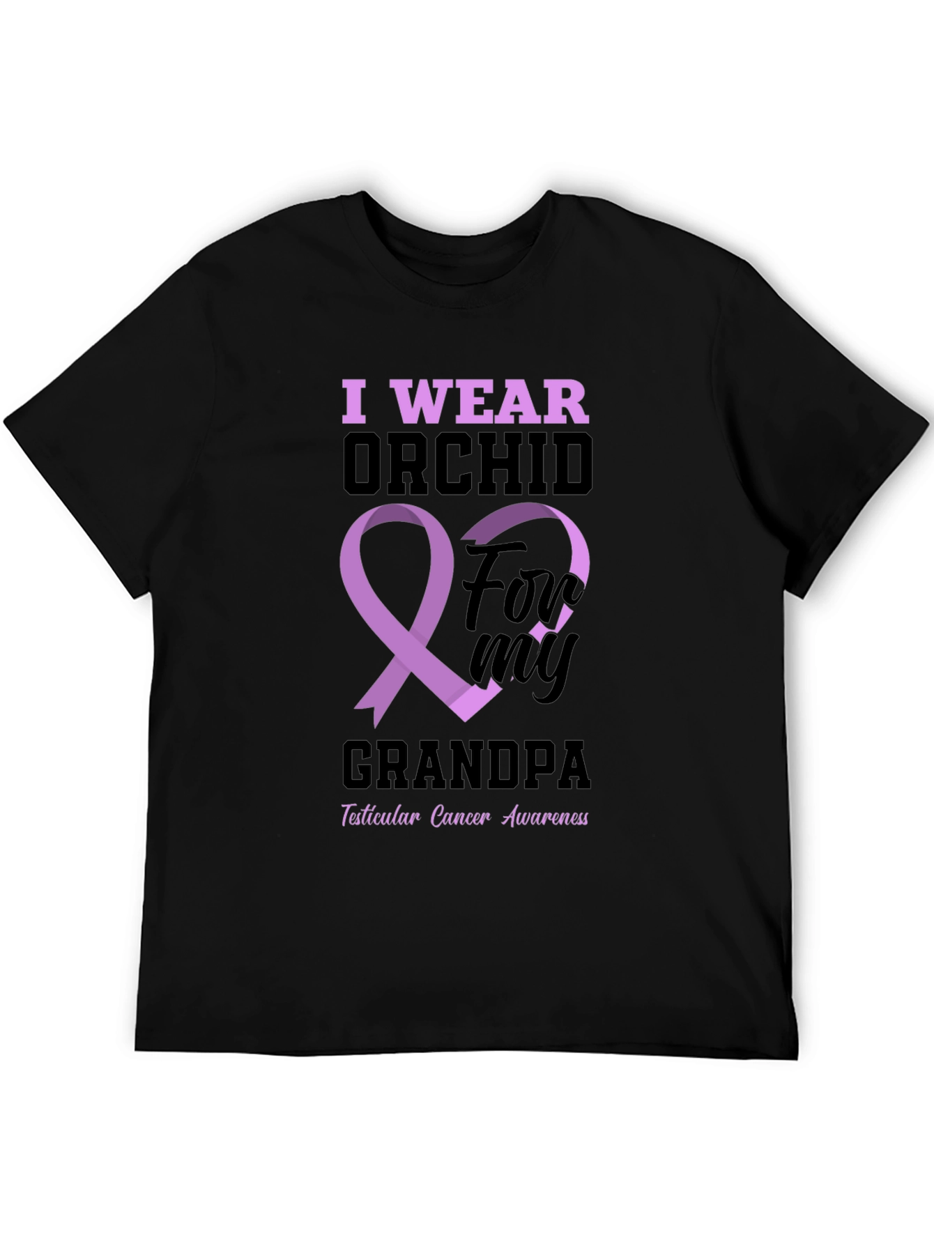I Wear Orchid for My Grandpa T-Shirt