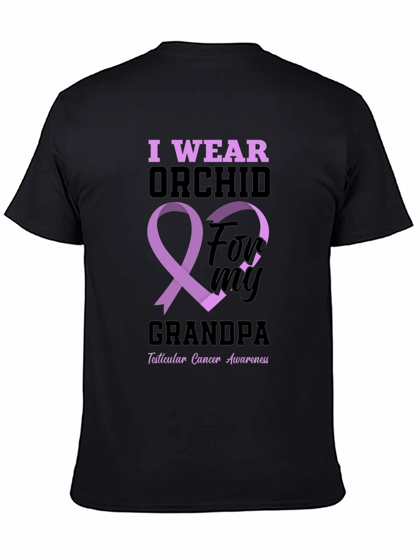 I Wear Orchid for My Grandpa T-Shirt