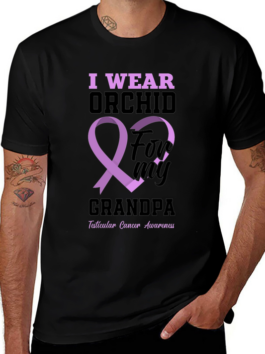 I Wear Orchid for My Grandpa T-Shirt