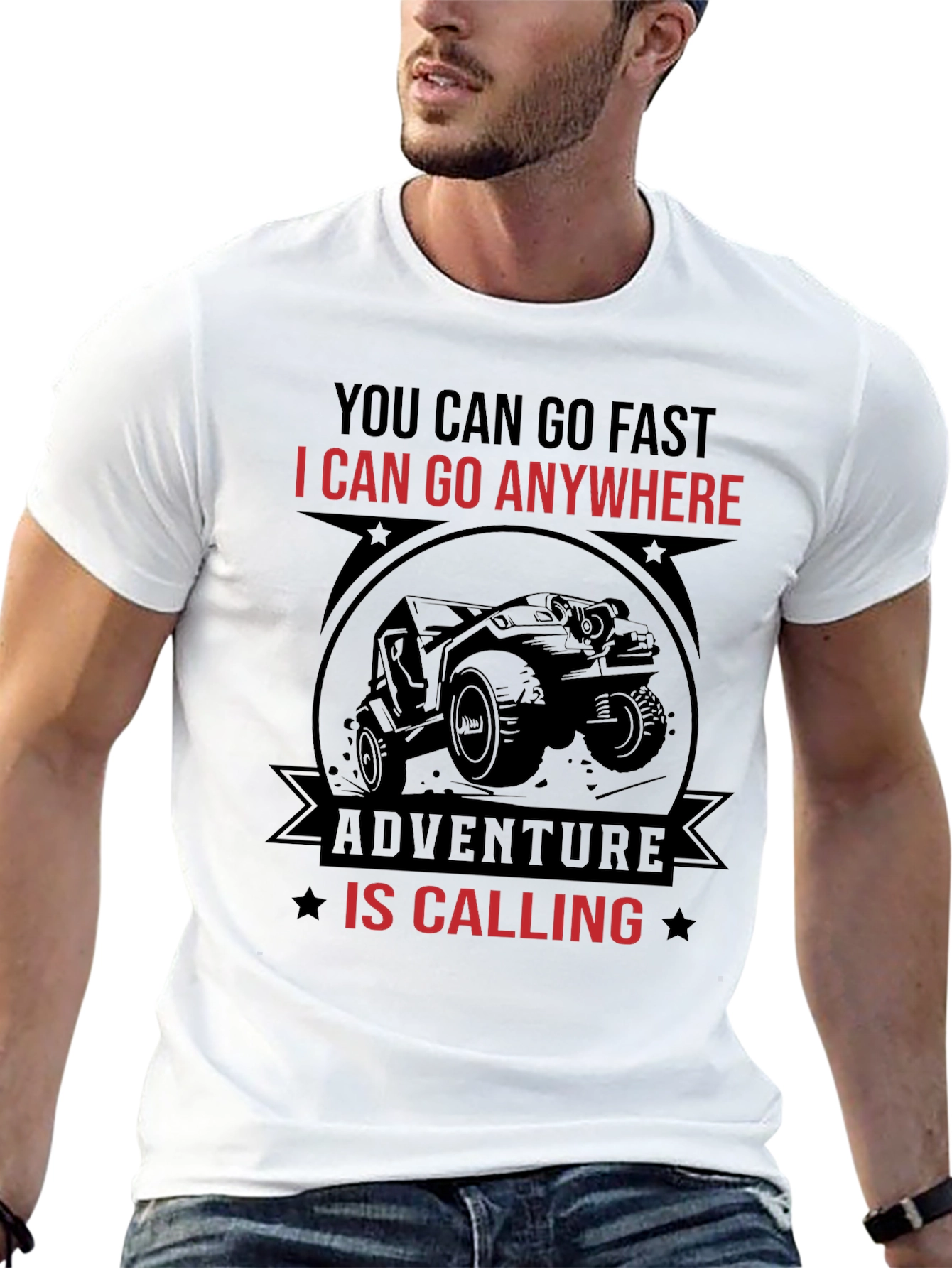 Adventure Awaits Mens Graphic T-Shirt