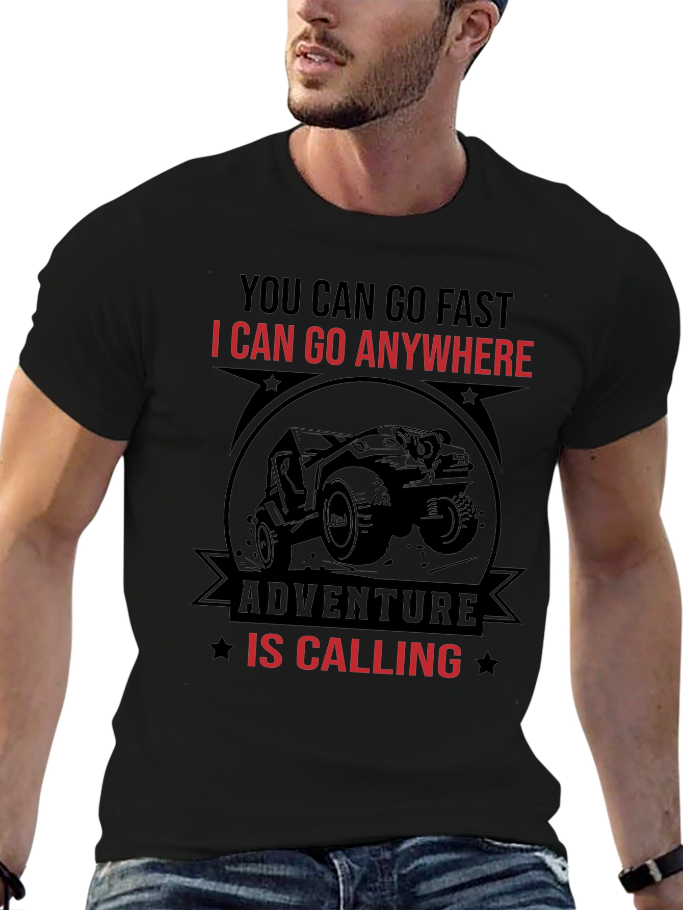 Adventure Awaits Mens Graphic T-Shirt