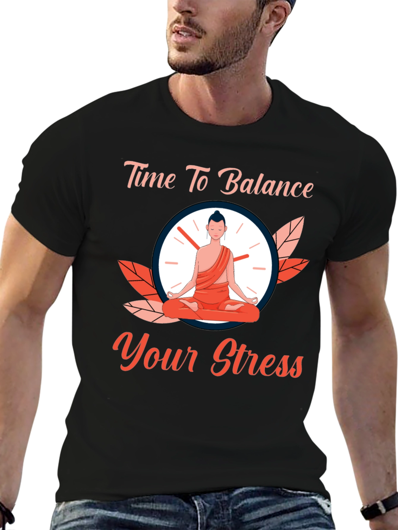 Time To Balance Your Stress Graphic T-Shirt