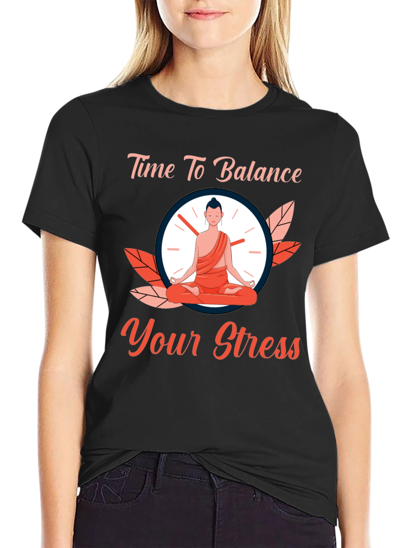 Time To Balance Your Stress Graphic T-Shirt