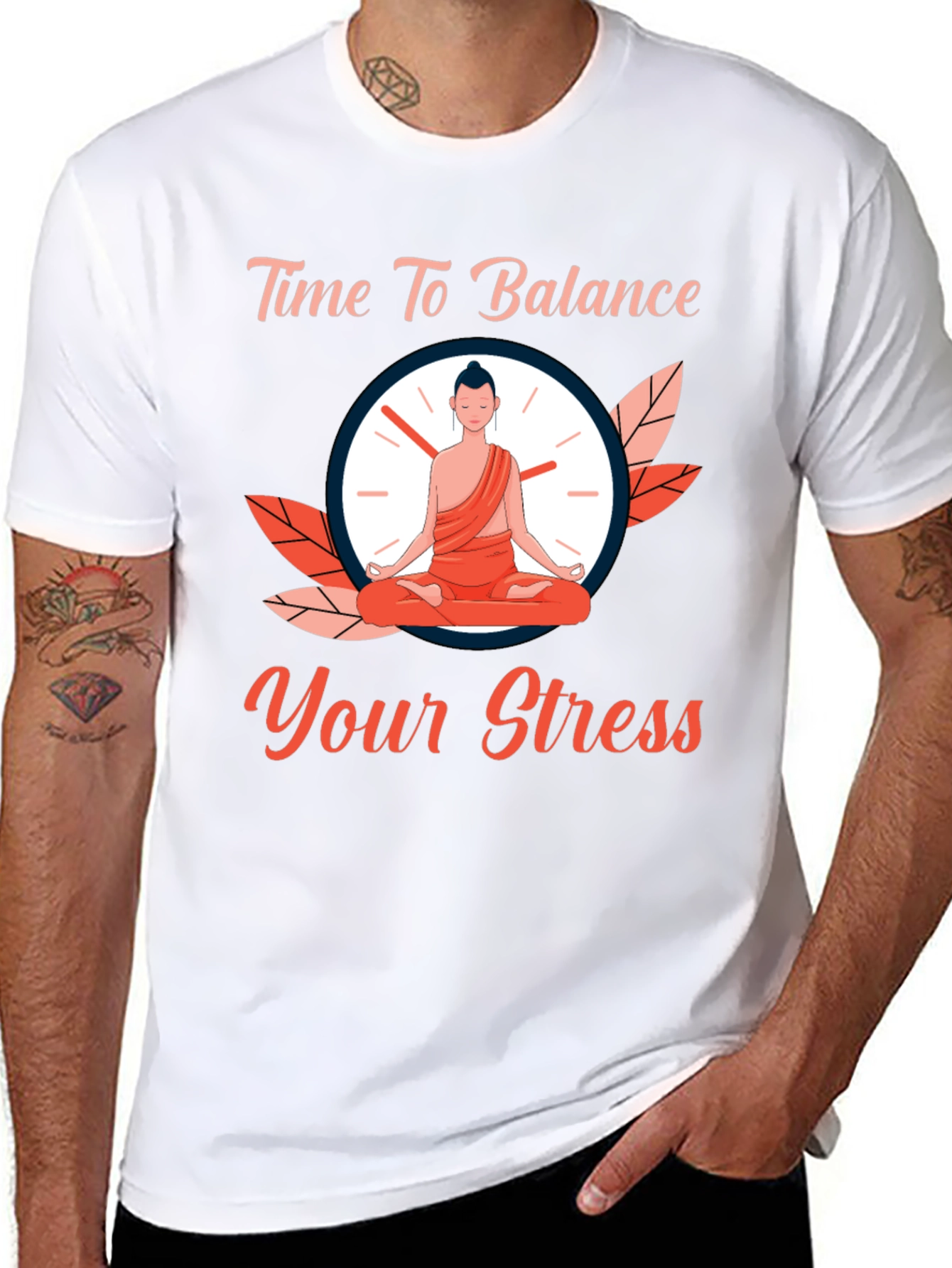 Time To Balance Your Stress Graphic T-Shirt