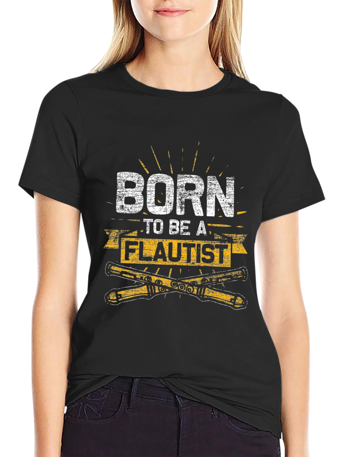 Born to be a Flautist Graphic T-Shirt