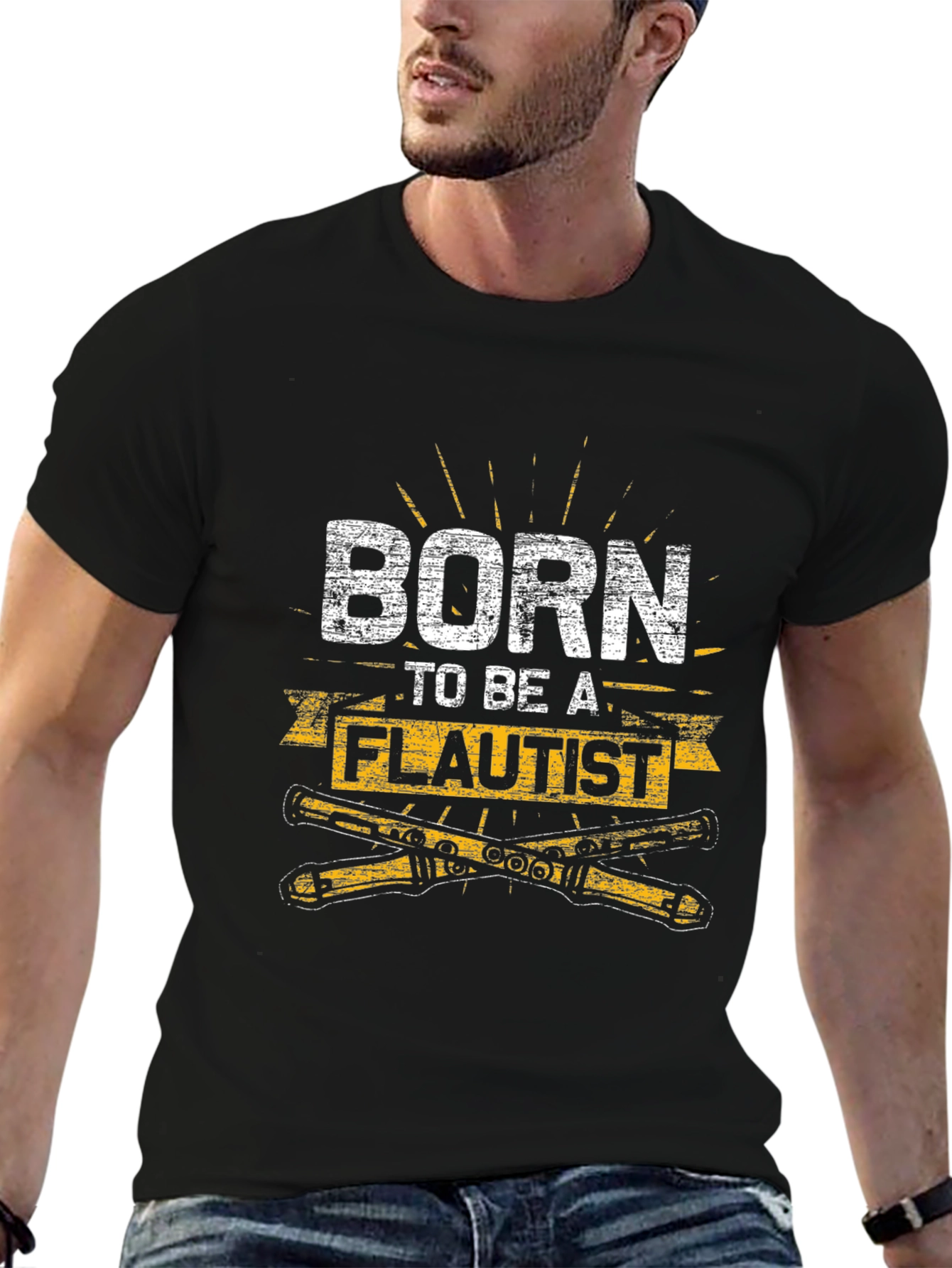 Born to be a Flautist Graphic T-Shirt