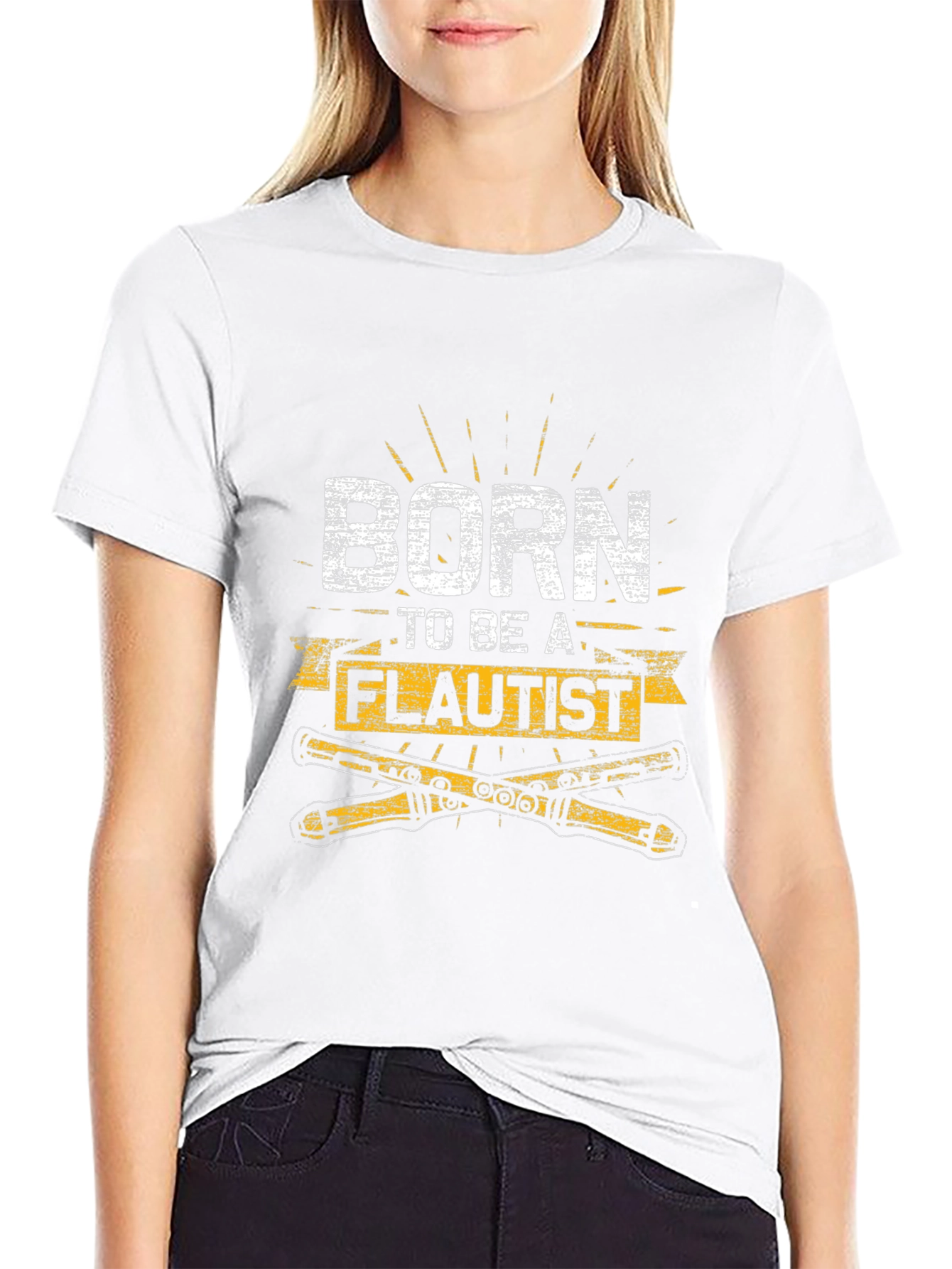 Born to be a Flautist Graphic T-Shirt
