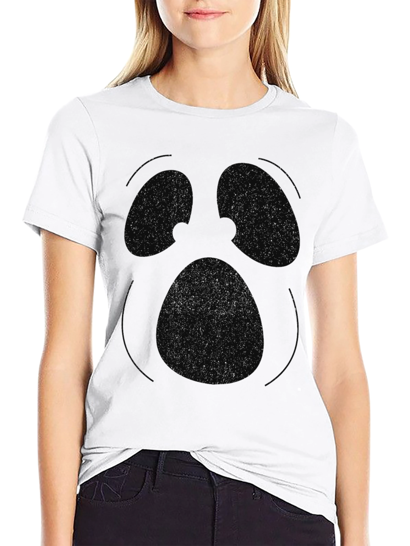 Mens Black Graphic T-Shirt - Modern Style