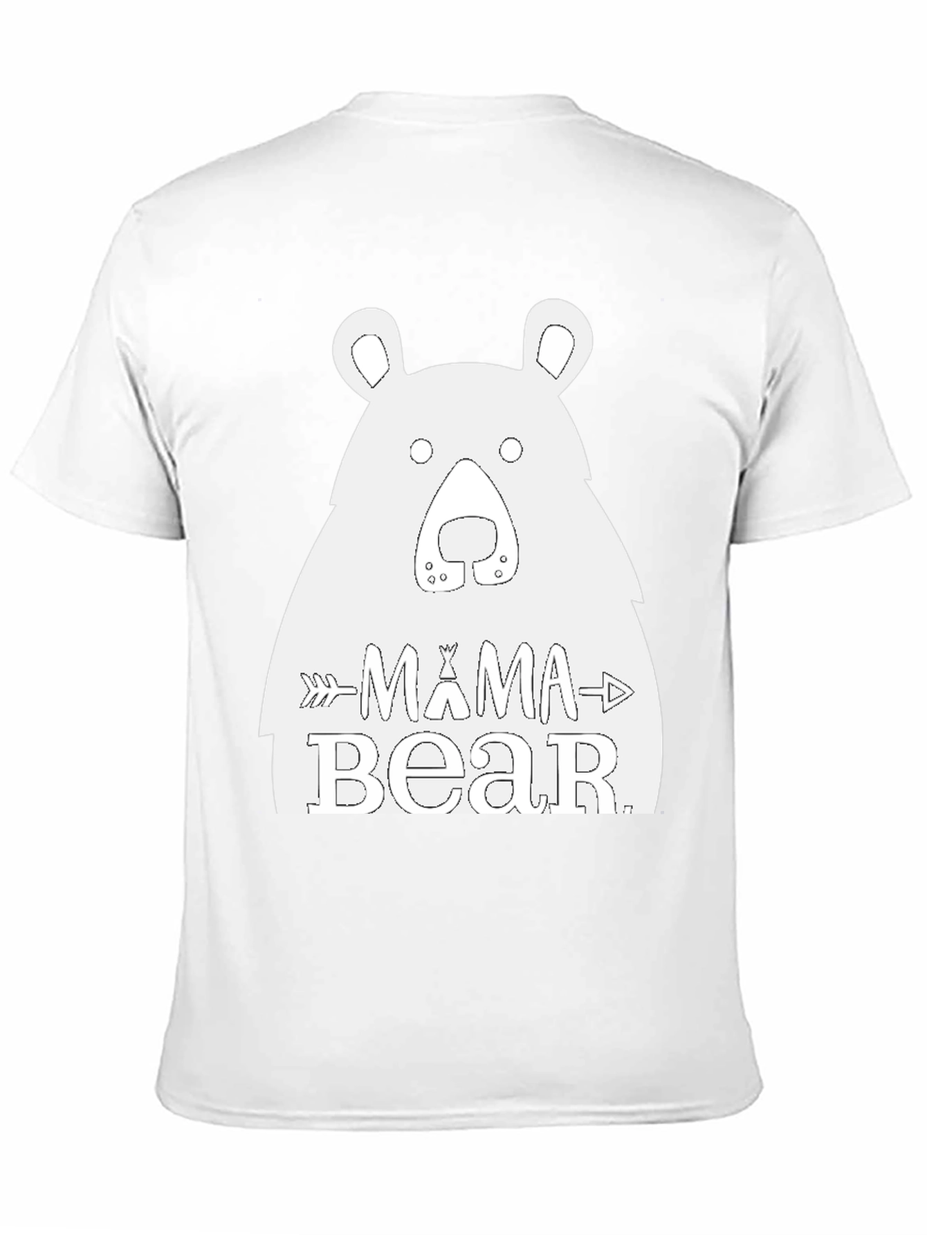 Mama Bear Graphic Tee - Black T-Shirt