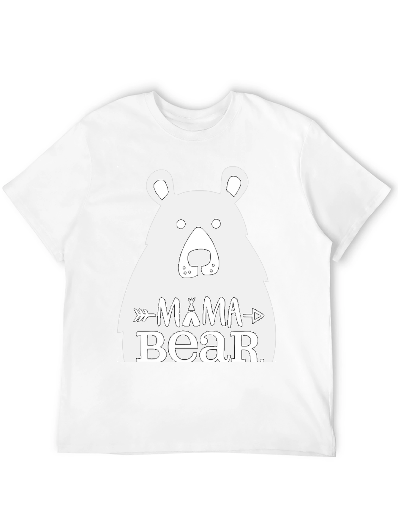 Mama Bear Graphic Tee - Black T-Shirt