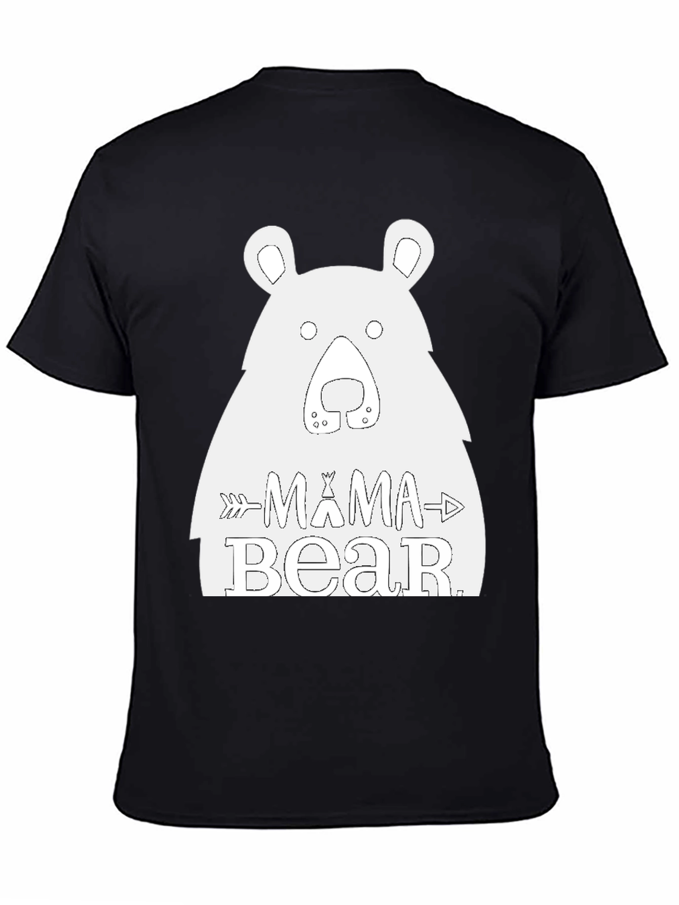 Mama Bear Graphic Tee - Black T-Shirt