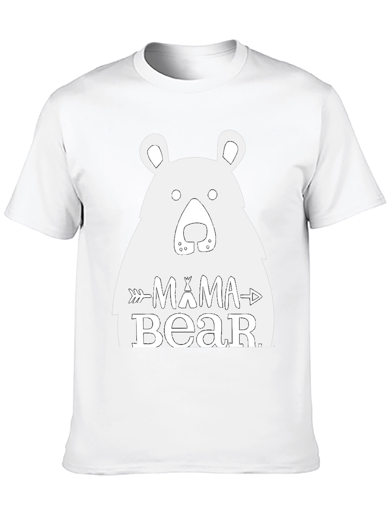 Mama Bear Graphic Tee - Black T-Shirt