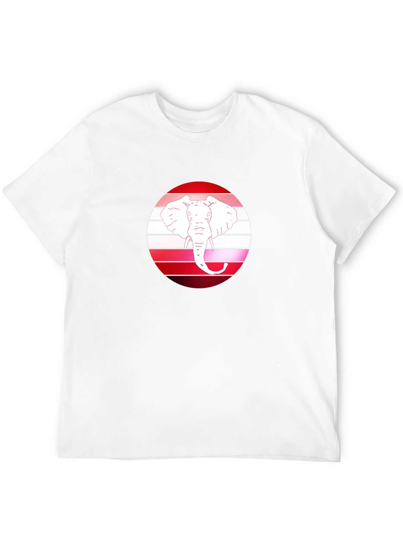 Elephant Graphic Tee - Stylish Mens Black T-Shirt