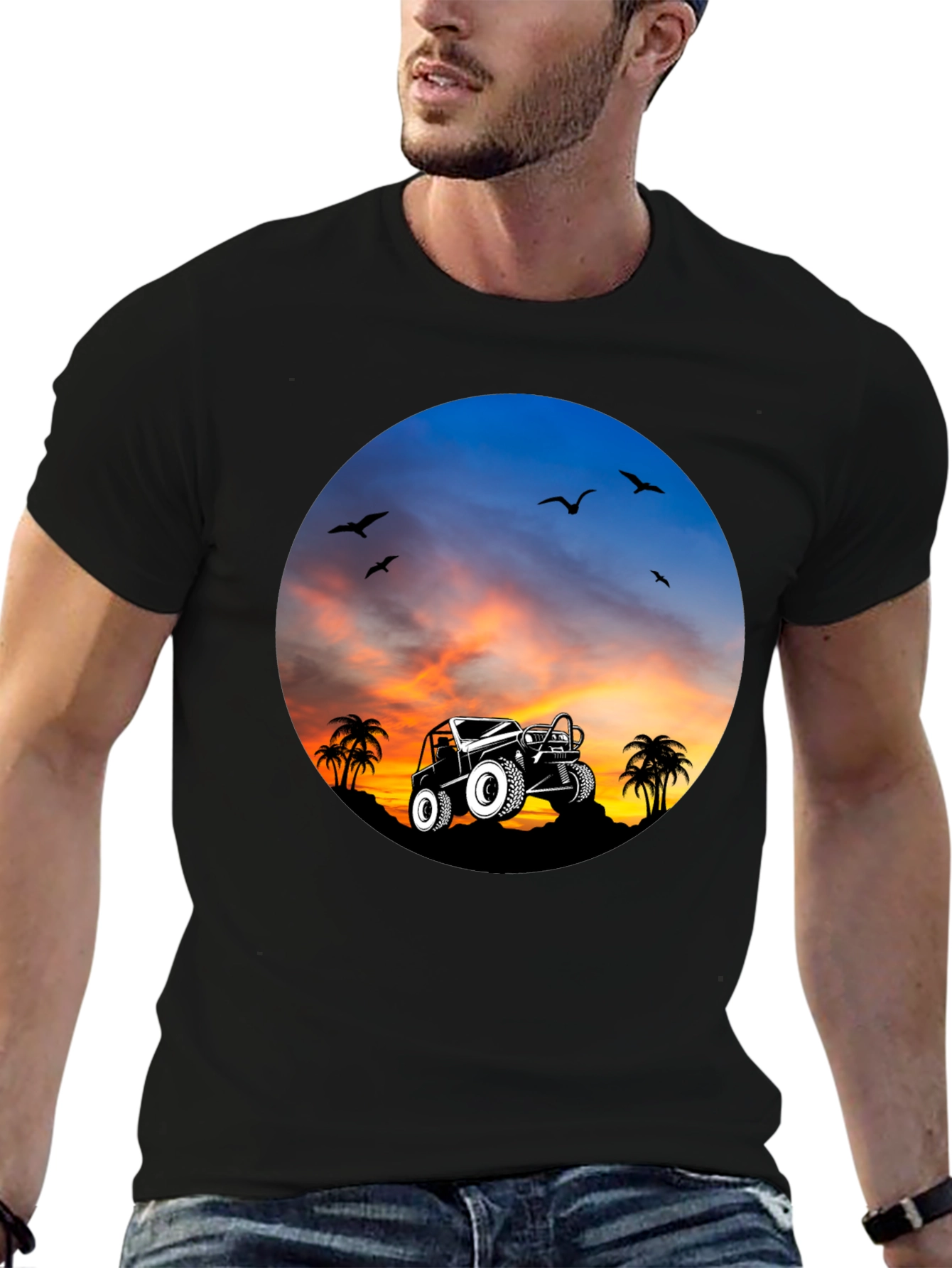 Sunset Jeep Adventure T-Shirt