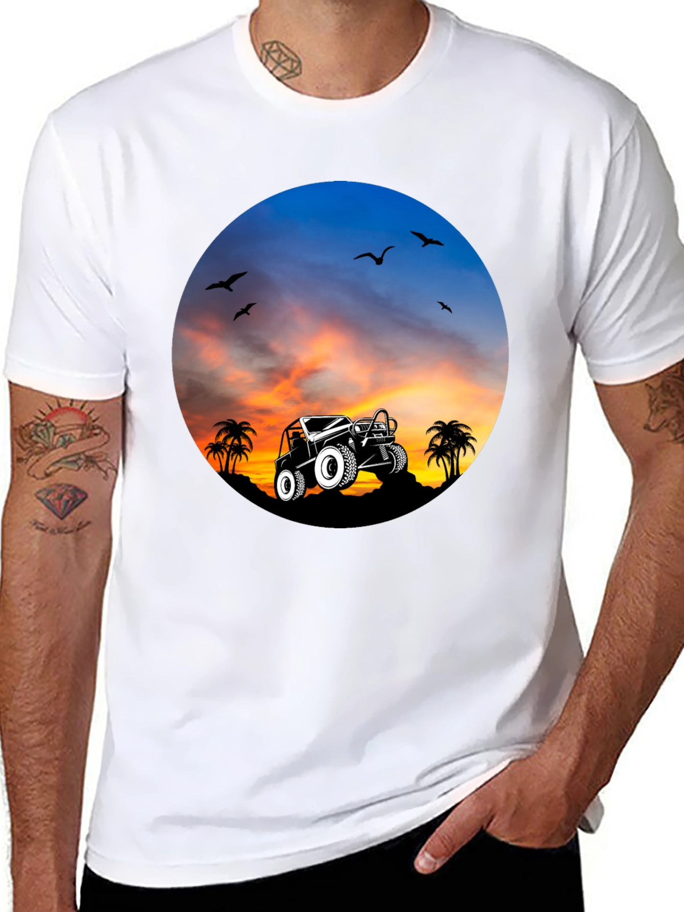 Sunset Jeep Adventure T-Shirt