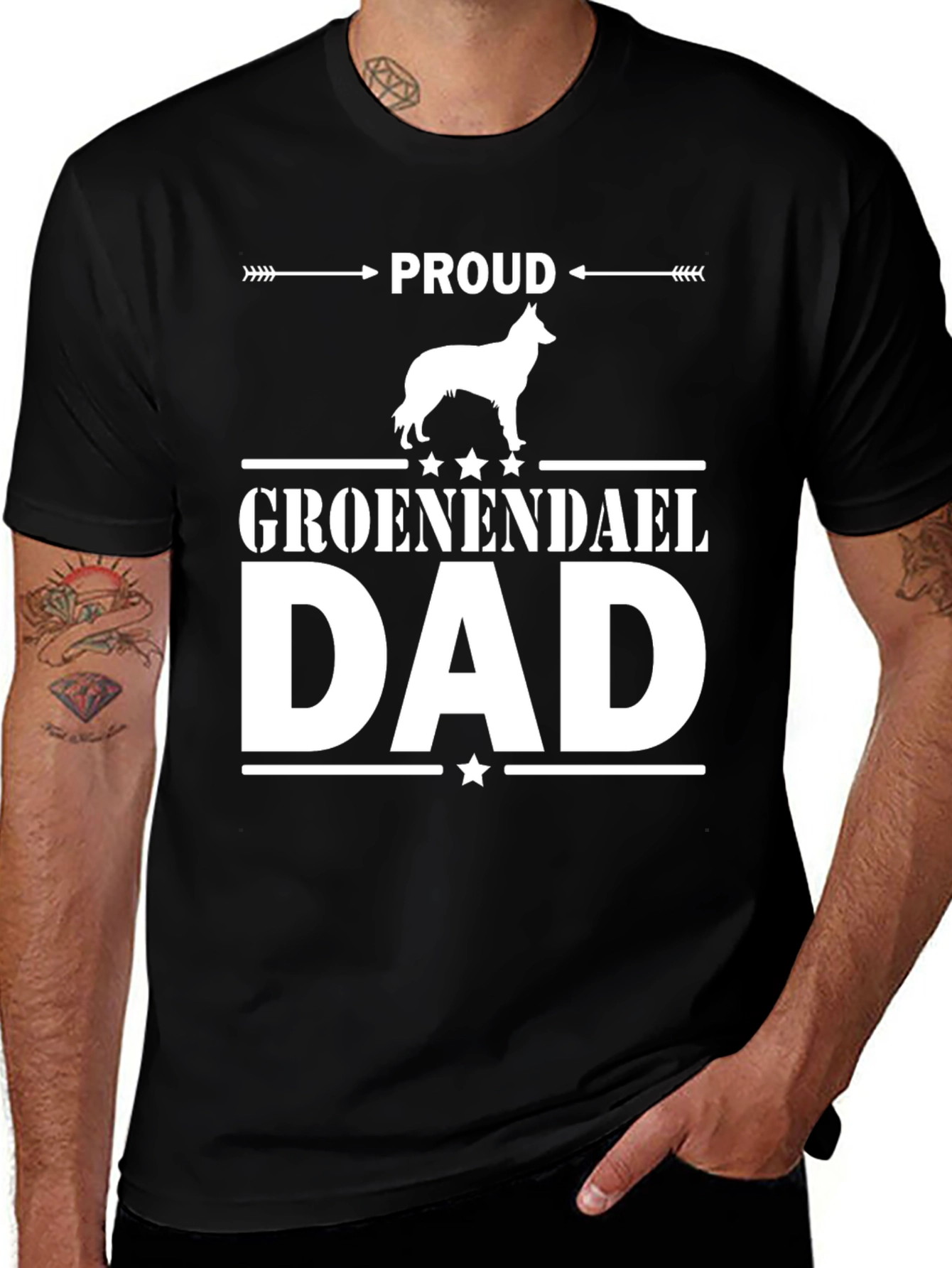Proud Groenendael Dad T-Shirt