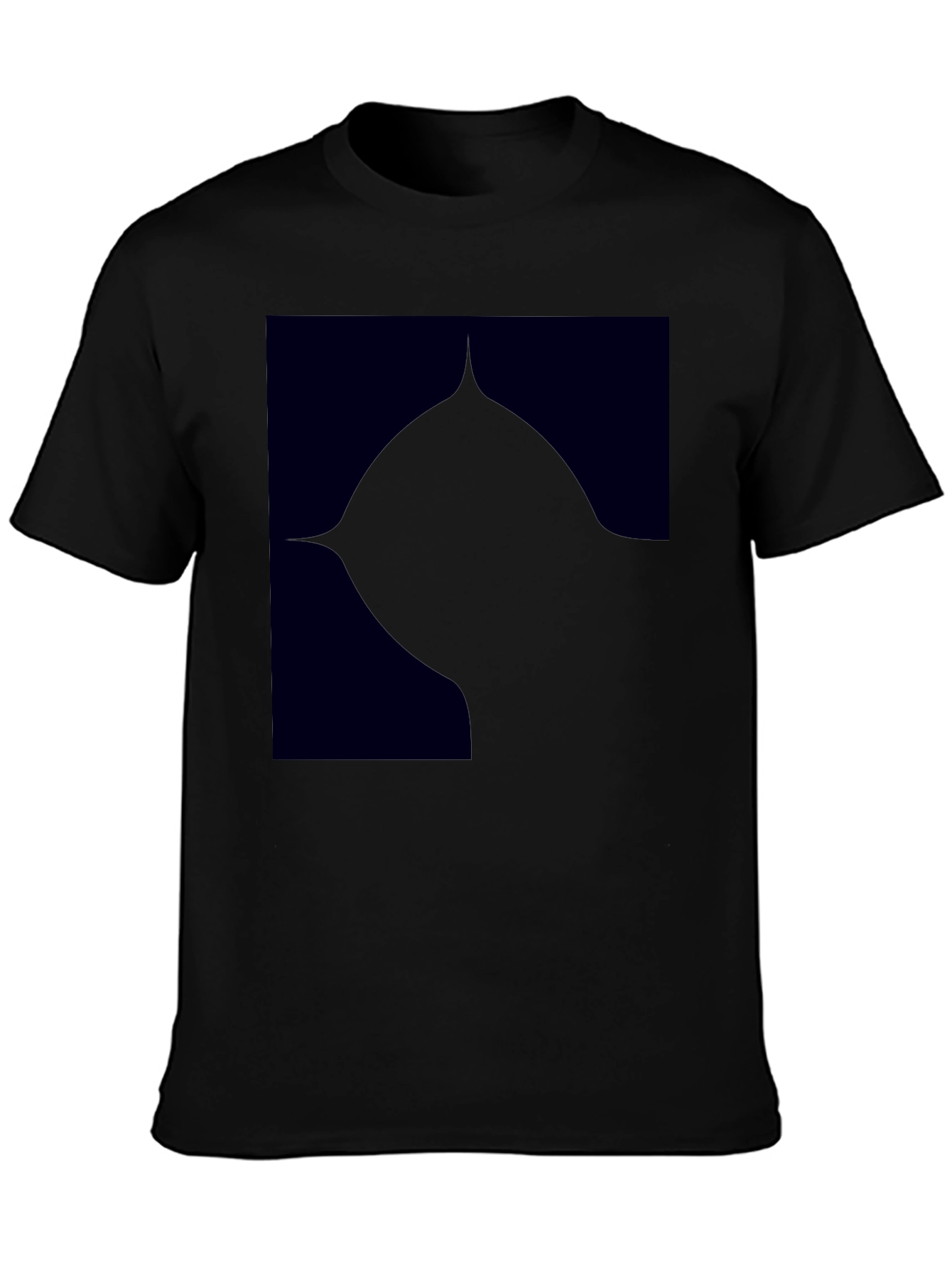 Modern Black Graphic Tee