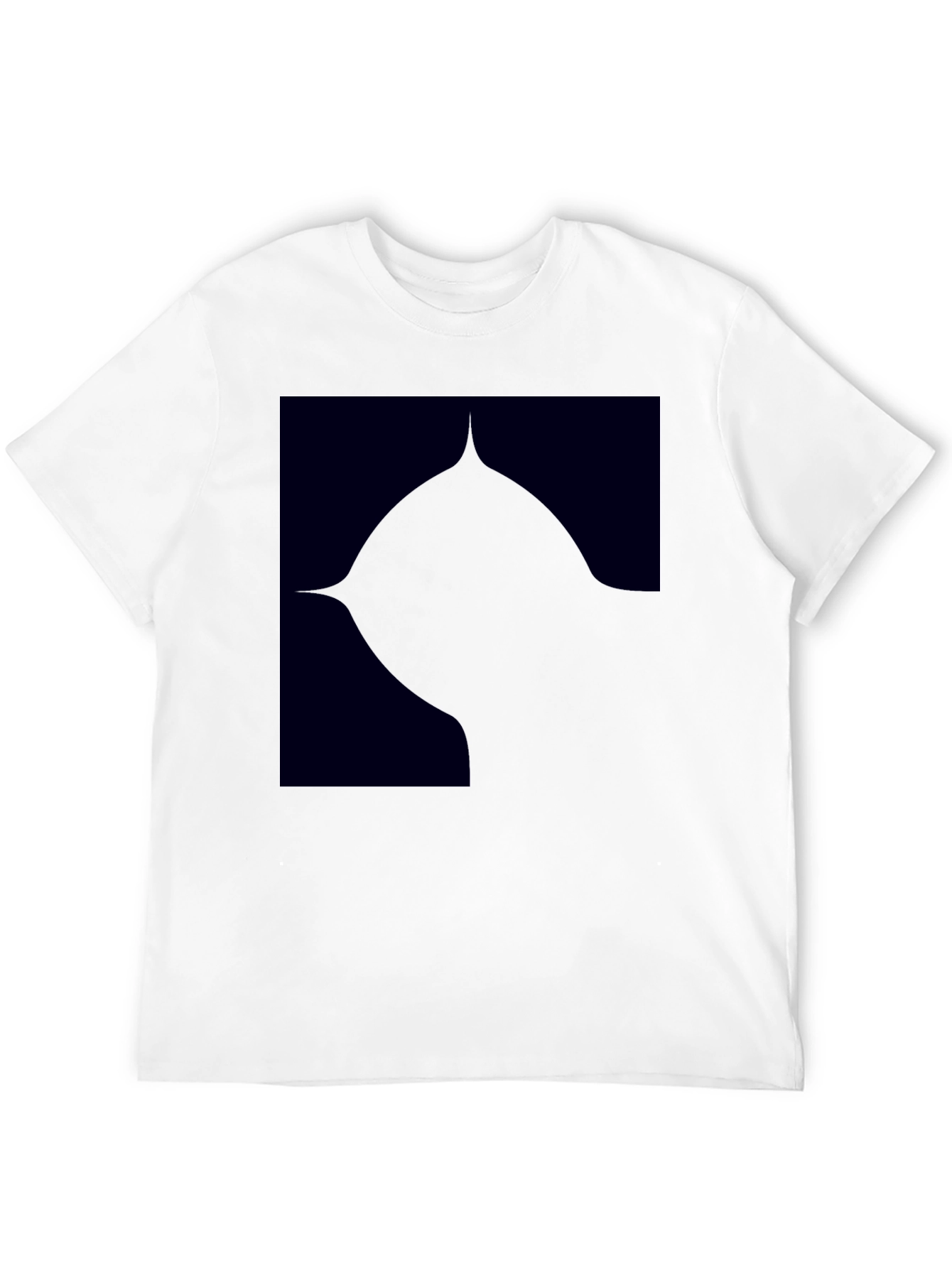 Modern Black Graphic Tee