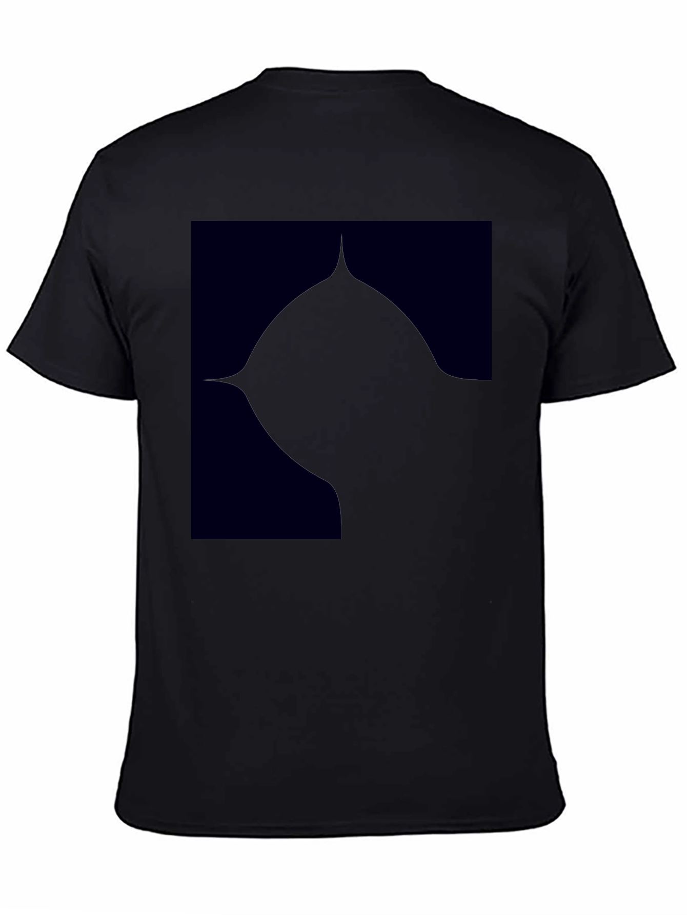 Modern Black Graphic Tee