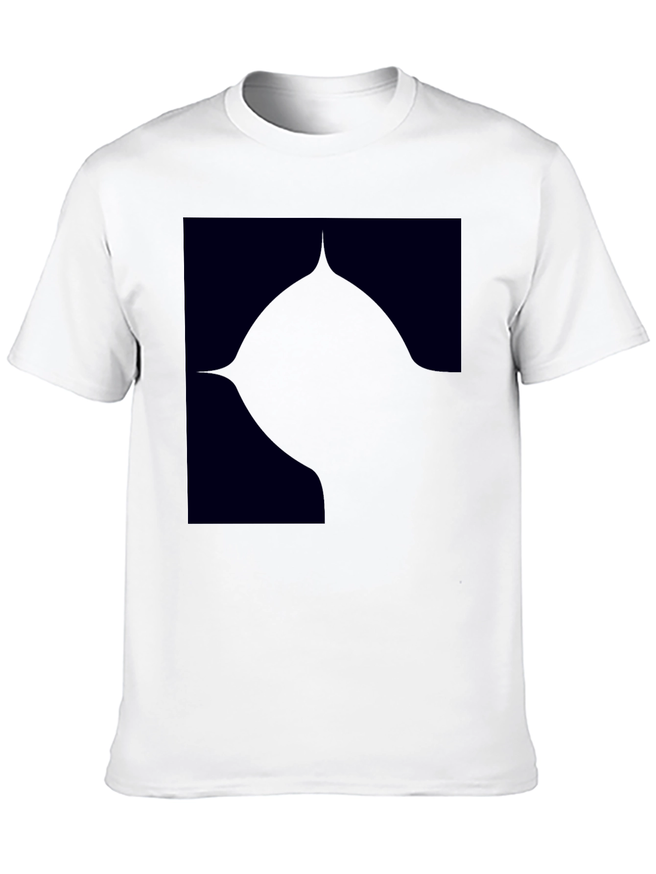 Modern Black Graphic Tee