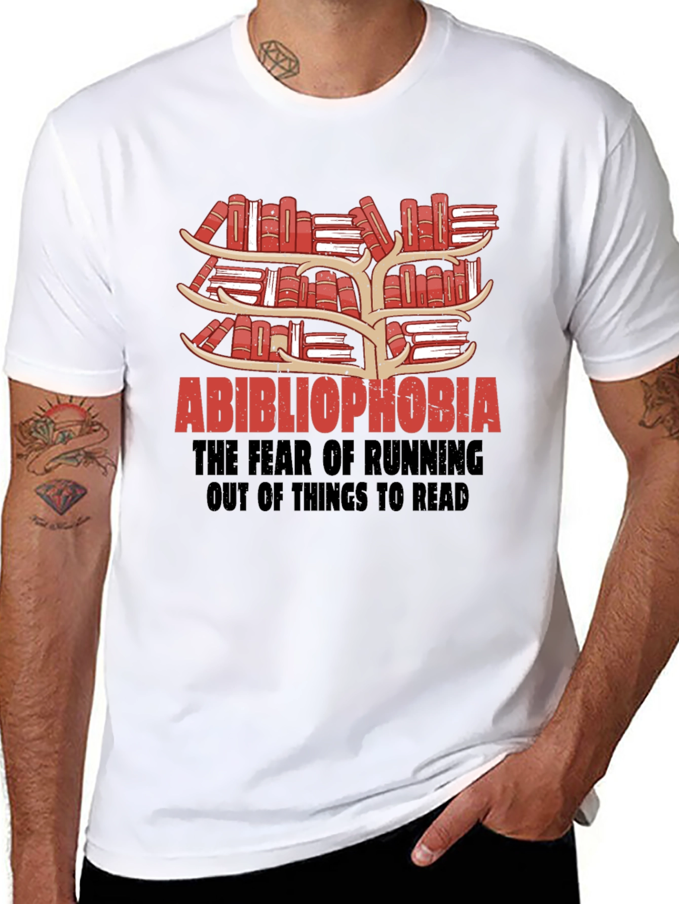 Abibliophobia Book Lover T-Shirt