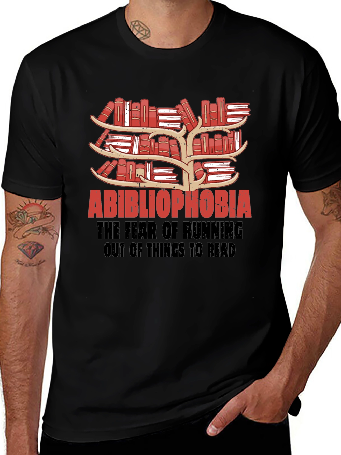 Abibliophobia Book Lover T-Shirt