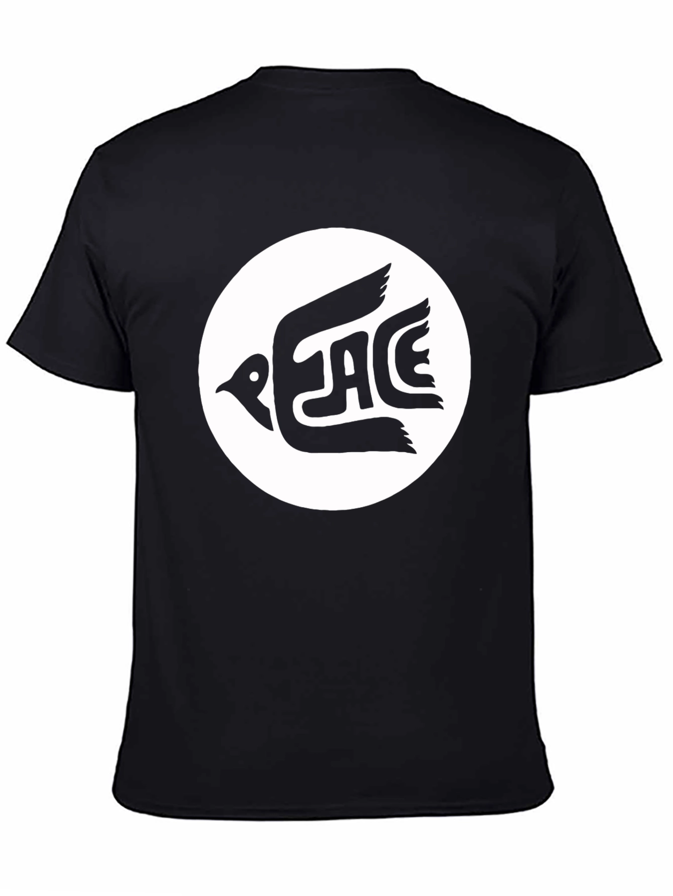 Peace Dove Graphic Tee - Classic Black T-Shirt