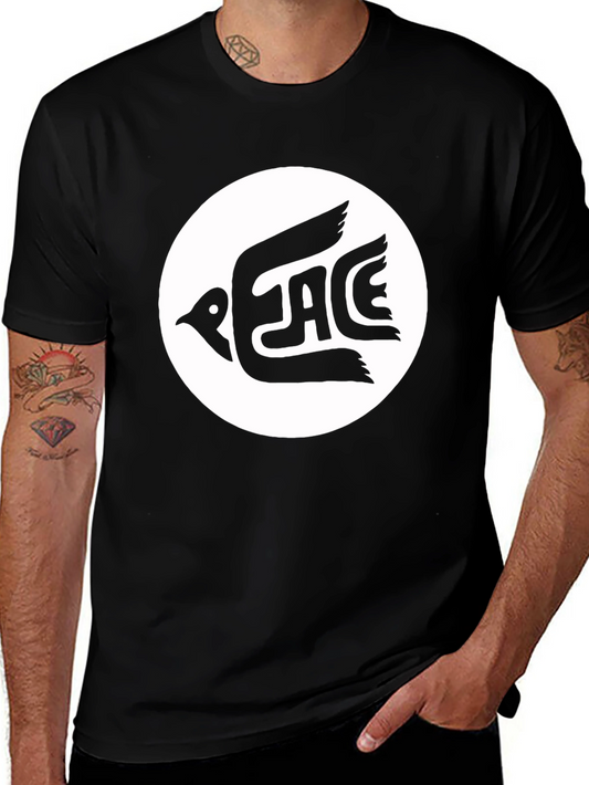 Peace Dove Graphic Tee - Classic Black T-Shirt