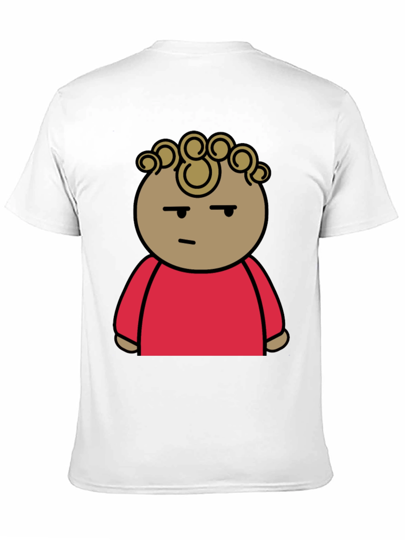 Cool Cartoon Graphic Tee - Unisex Black Cotton T-Shirt