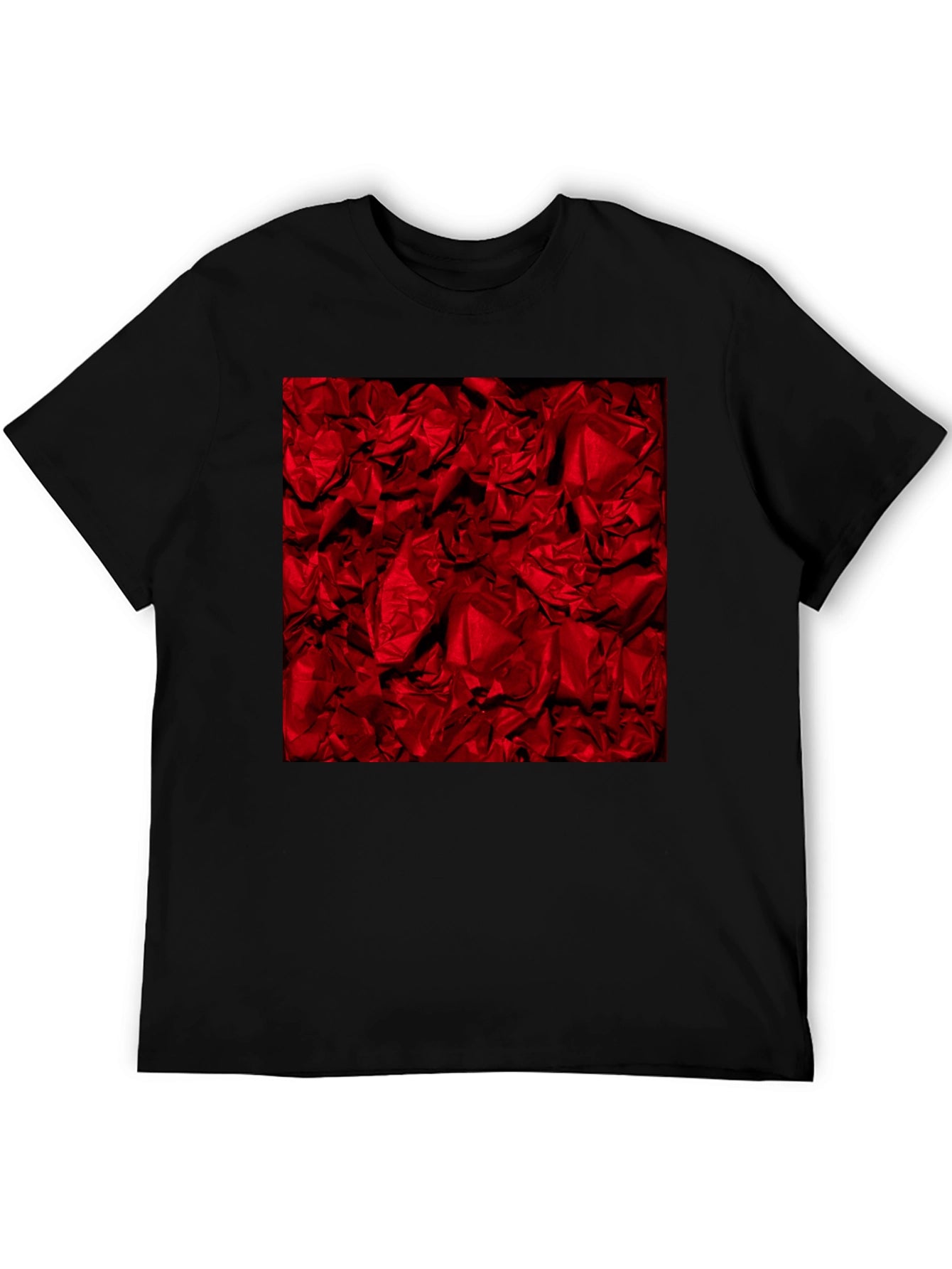 Abstract Red Texture T-Shirt