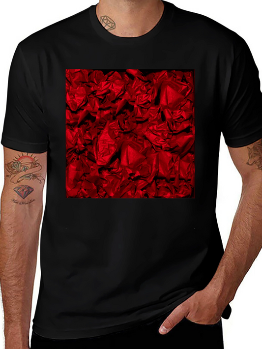 Abstract Red Texture T-Shirt