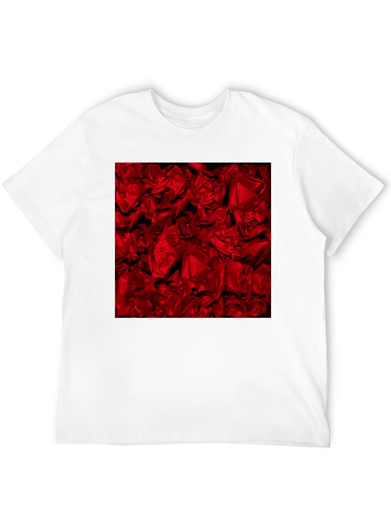 Abstract Red Texture T-Shirt